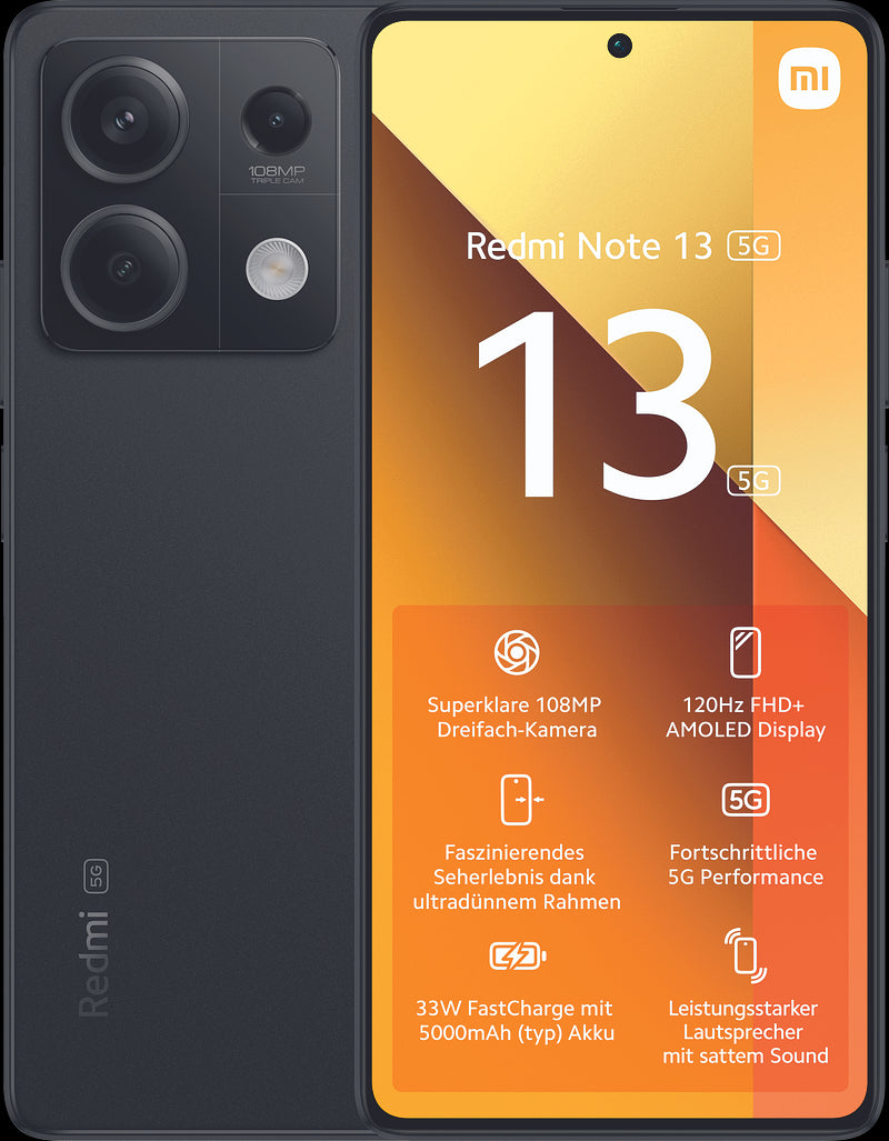 Xiaomi Redmi Note 13 5G 256GB graphite black Xiaomi Redmi Note 13 5G 256GB graphite black